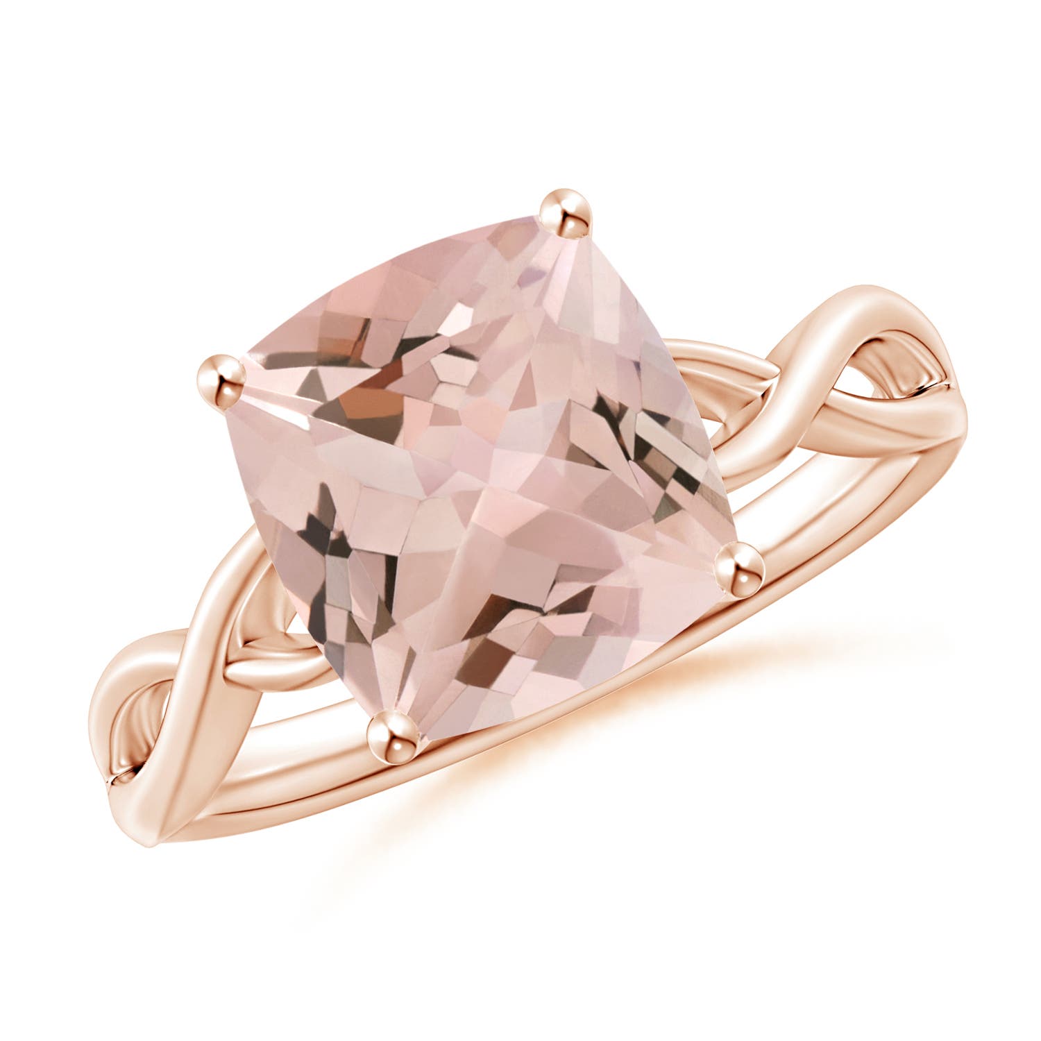 AA - Morganite / 2.7 CT / 14 KT Rose Gold