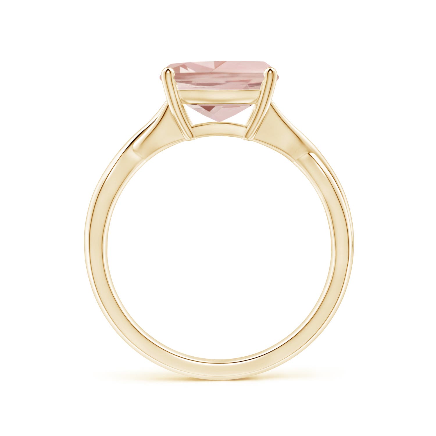 AA - Morganite / 2.7 CT / 14 KT Yellow Gold