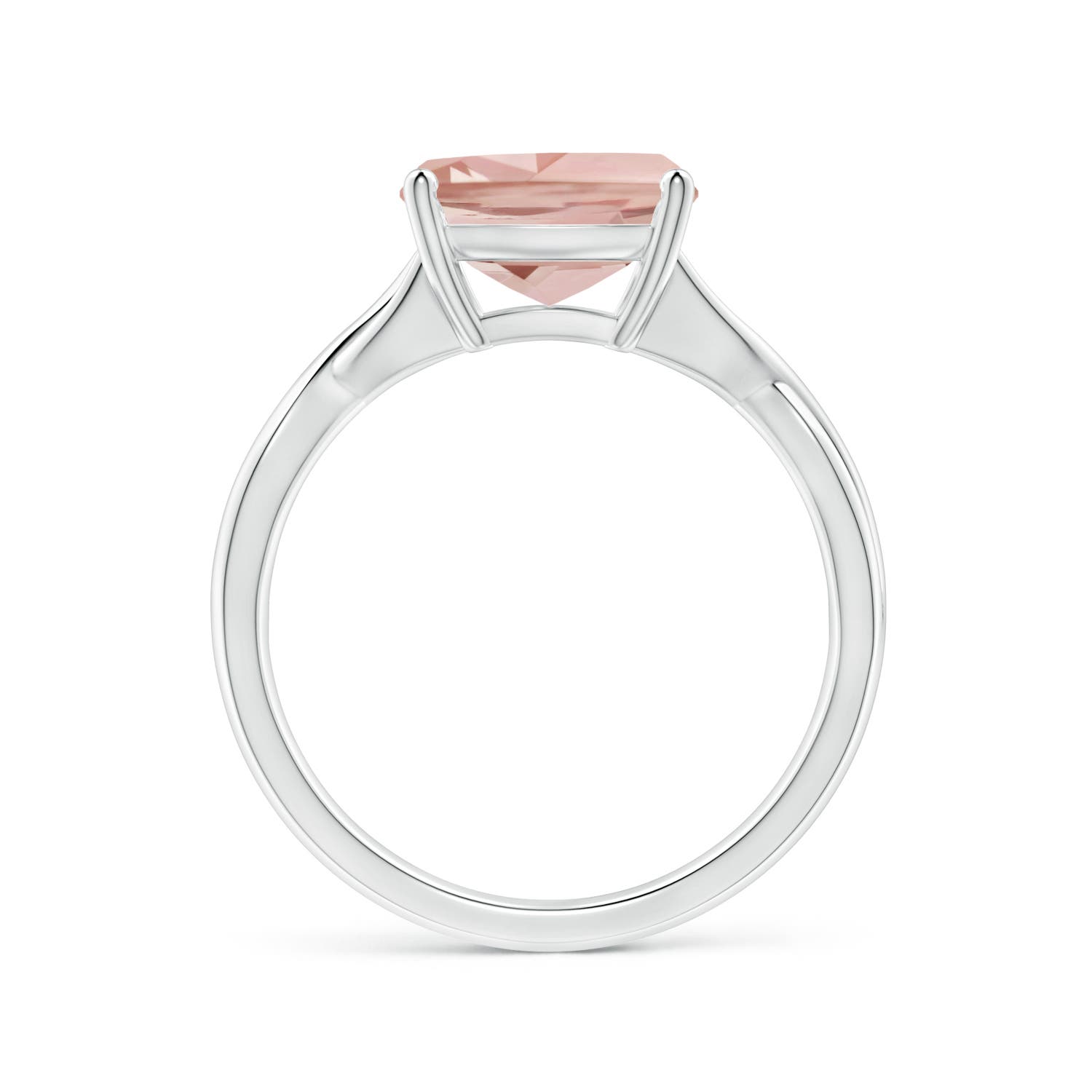 AAA - Morganite / 2.7 CT / 14 KT White Gold