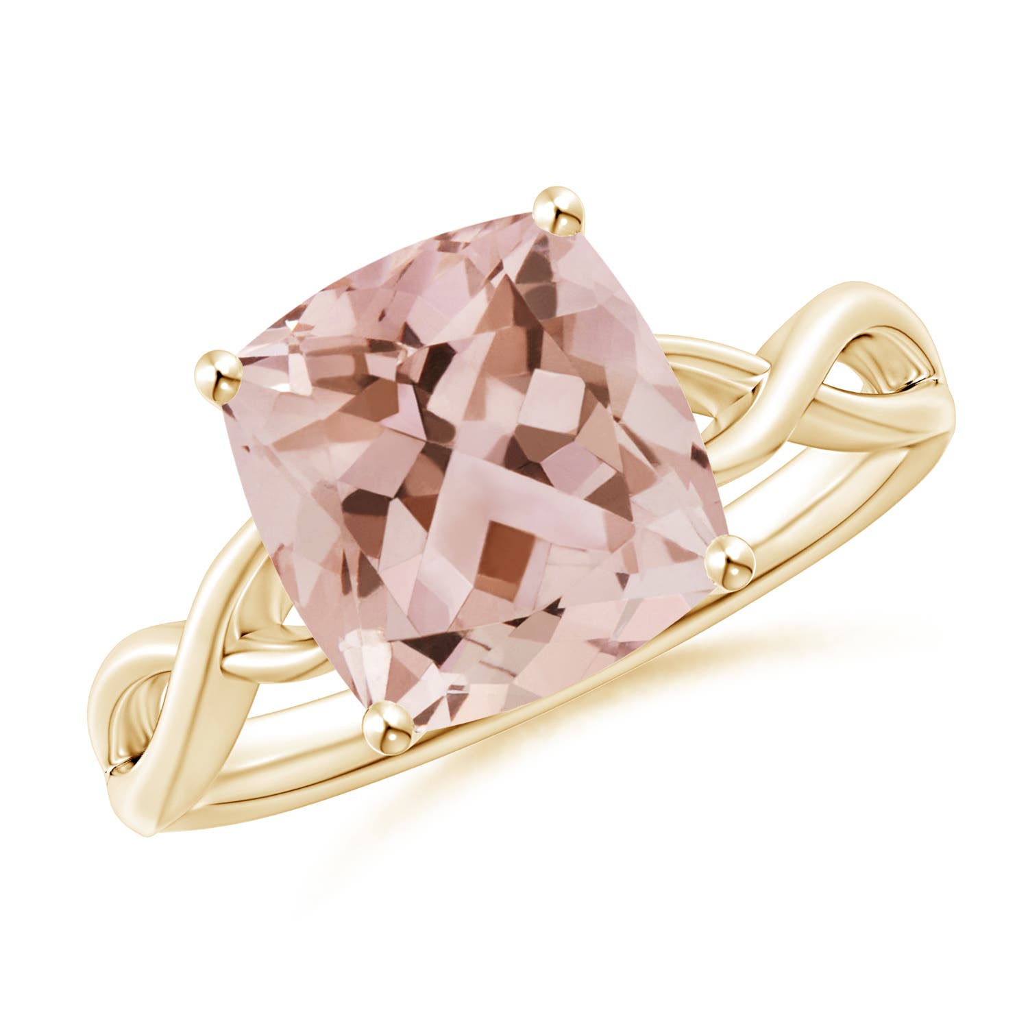 AAA - Morganite / 2.7 CT / 14 KT Yellow Gold