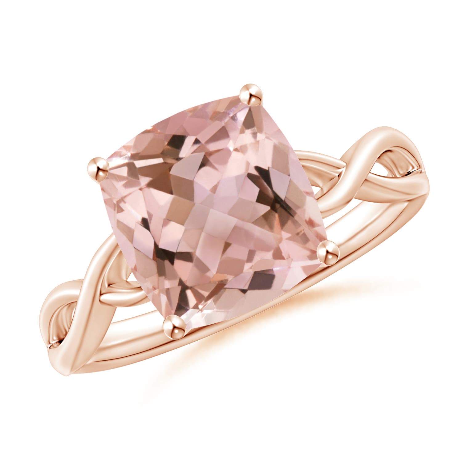 AAAA - Morganite / 2.7 CT / 14 KT Rose Gold