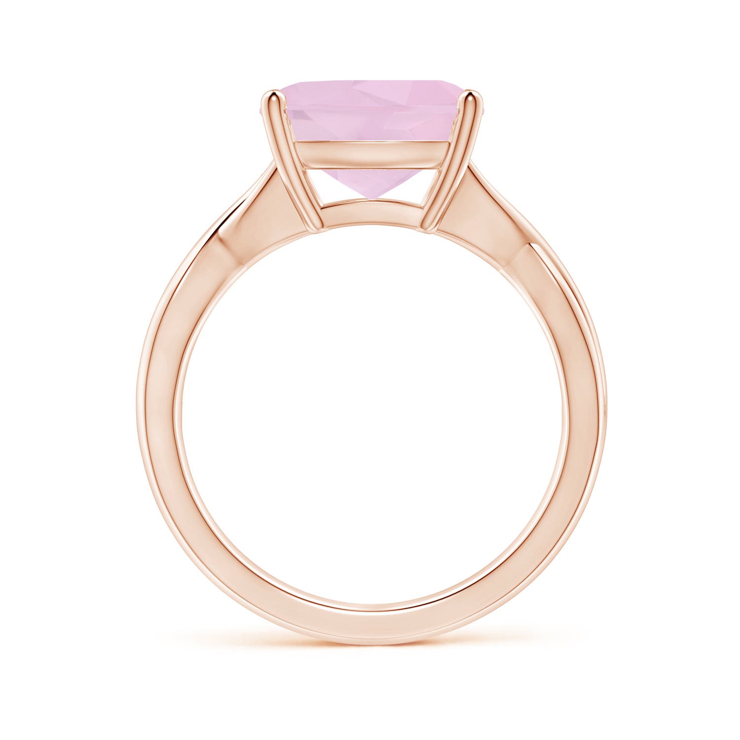 AAA - Rose Quartz / 3.42 CT / 14 KT Rose Gold