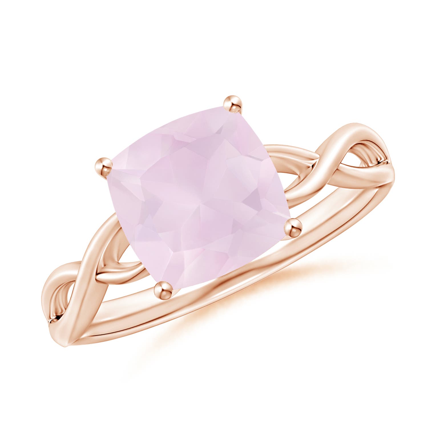 A - Rose Quartz / 1.9 CT / 14 KT Rose Gold