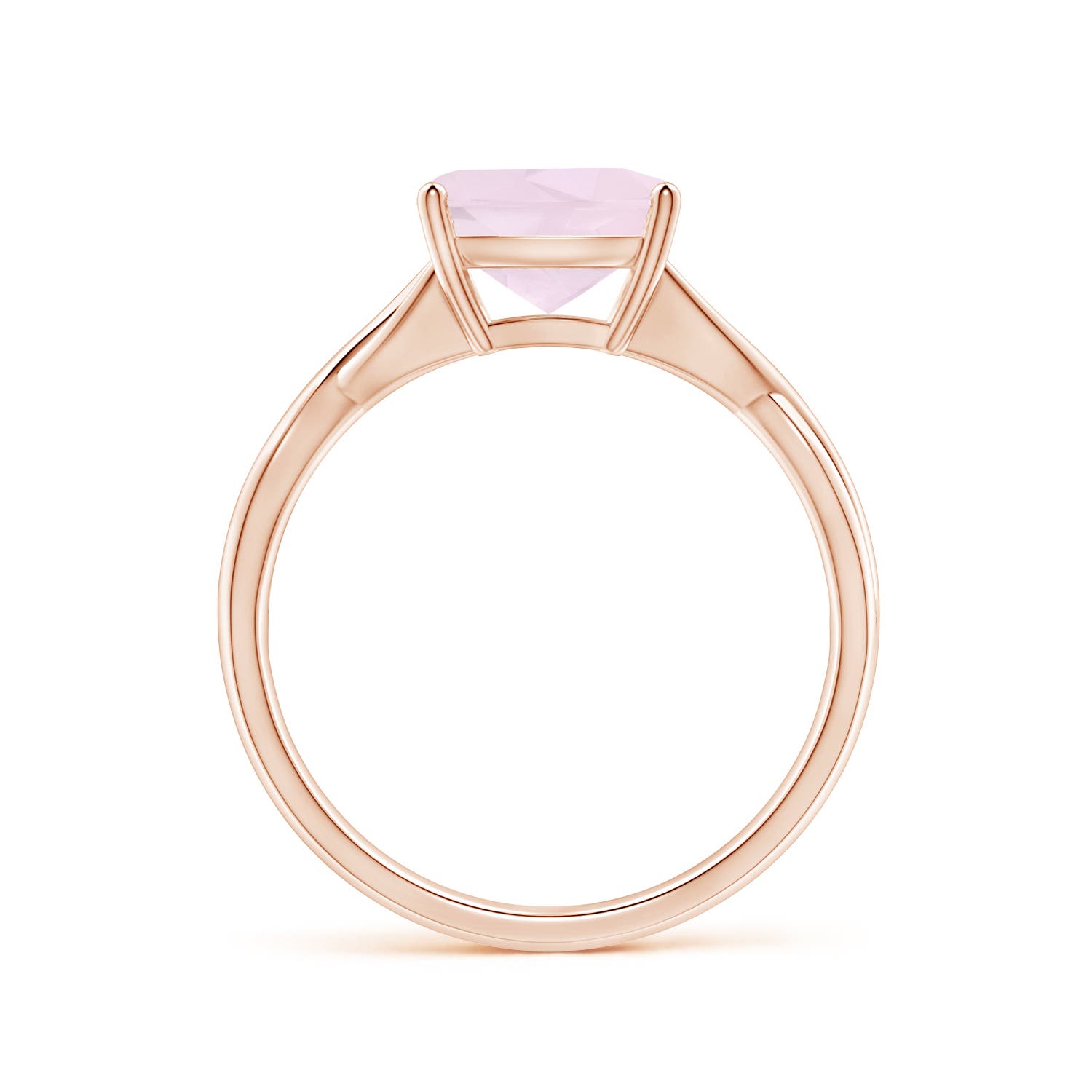 A - Rose Quartz / 1.9 CT / 14 KT Rose Gold