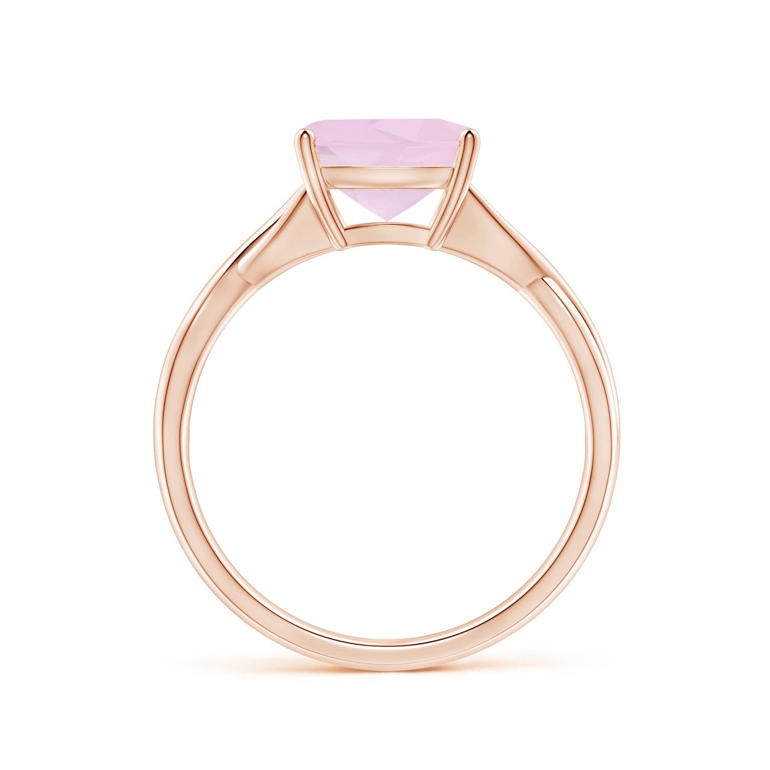 AA - Rose Quartz / 1.9 CT / 14 KT Rose Gold