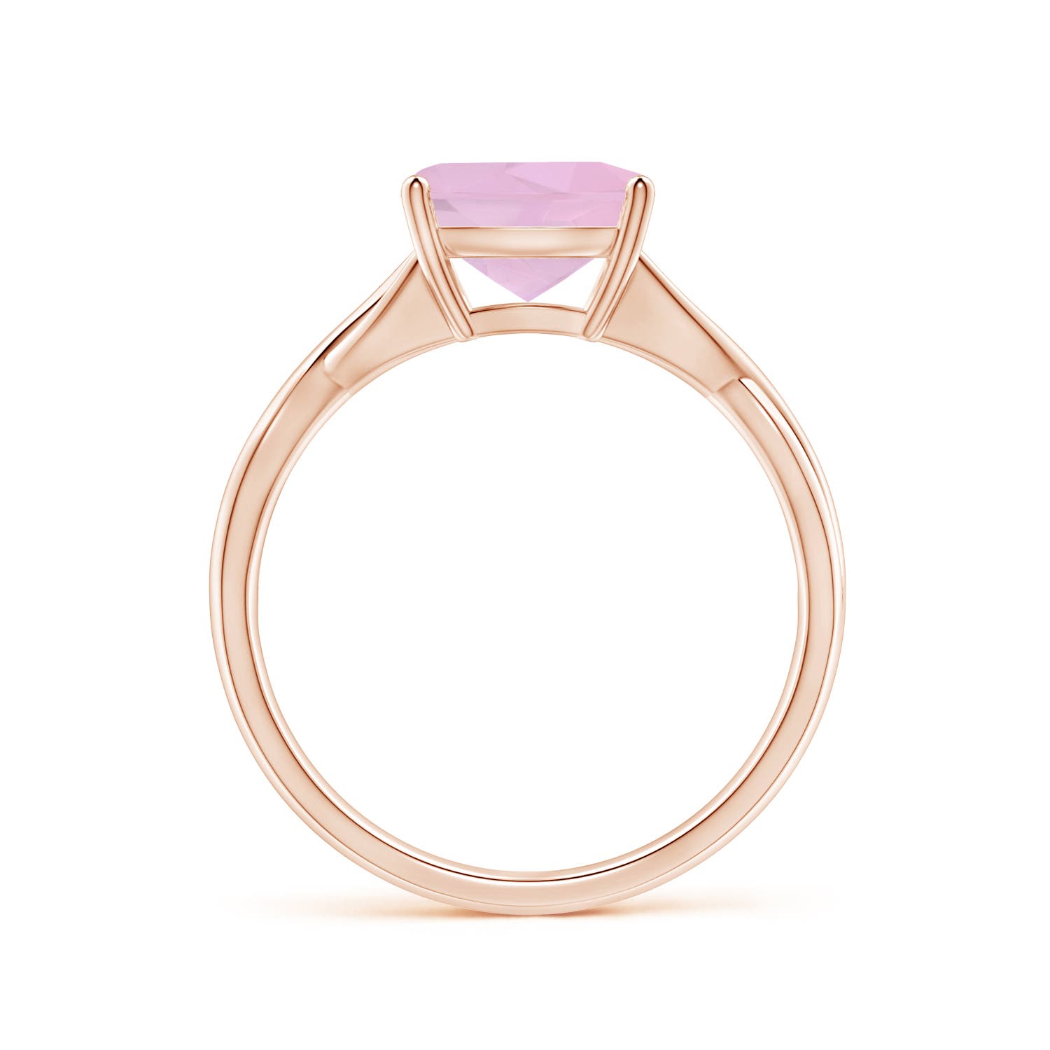 AAAA - Rose Quartz / 1.9 CT / 14 KT Rose Gold