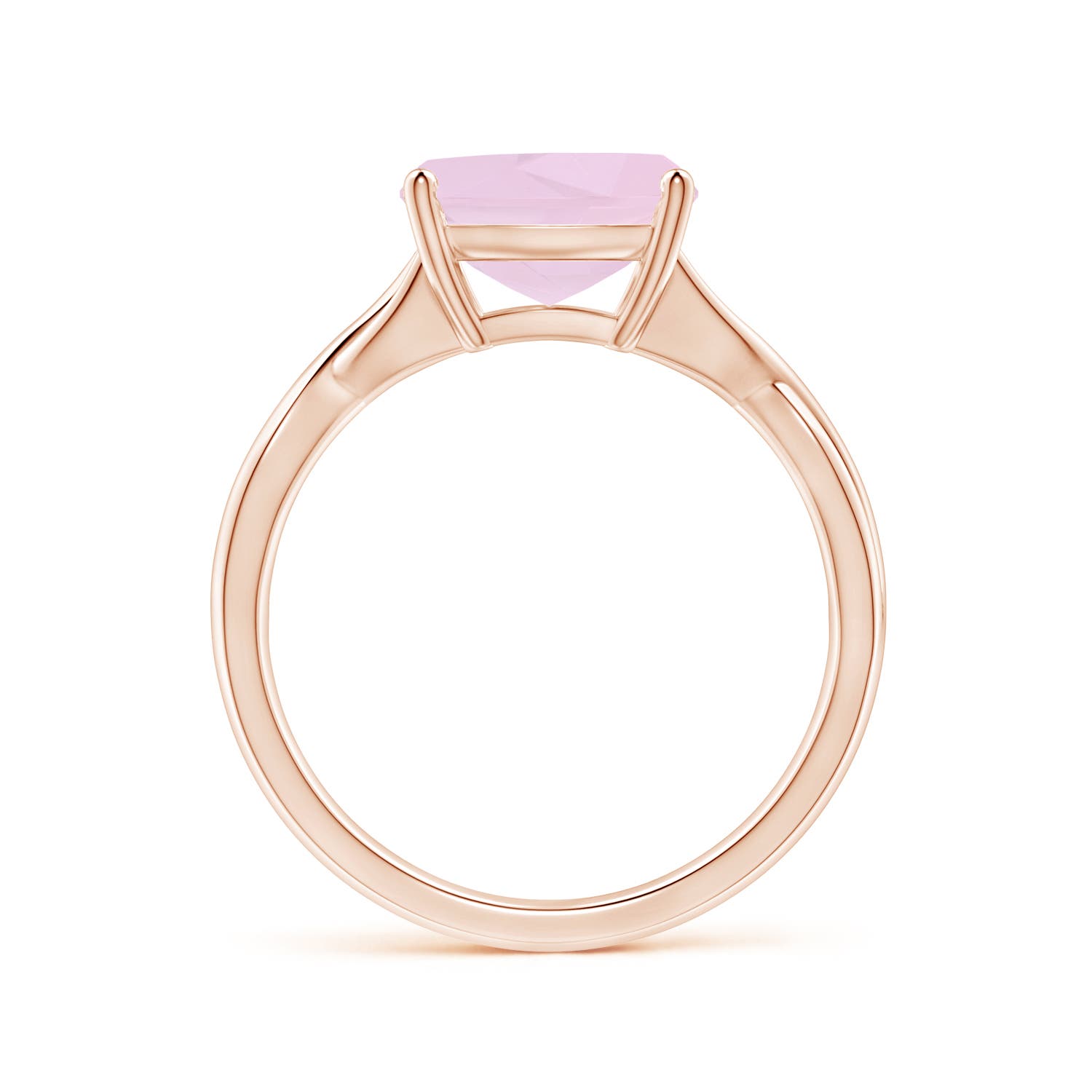 AA - Rose Quartz / 2.85 CT / 14 KT Rose Gold