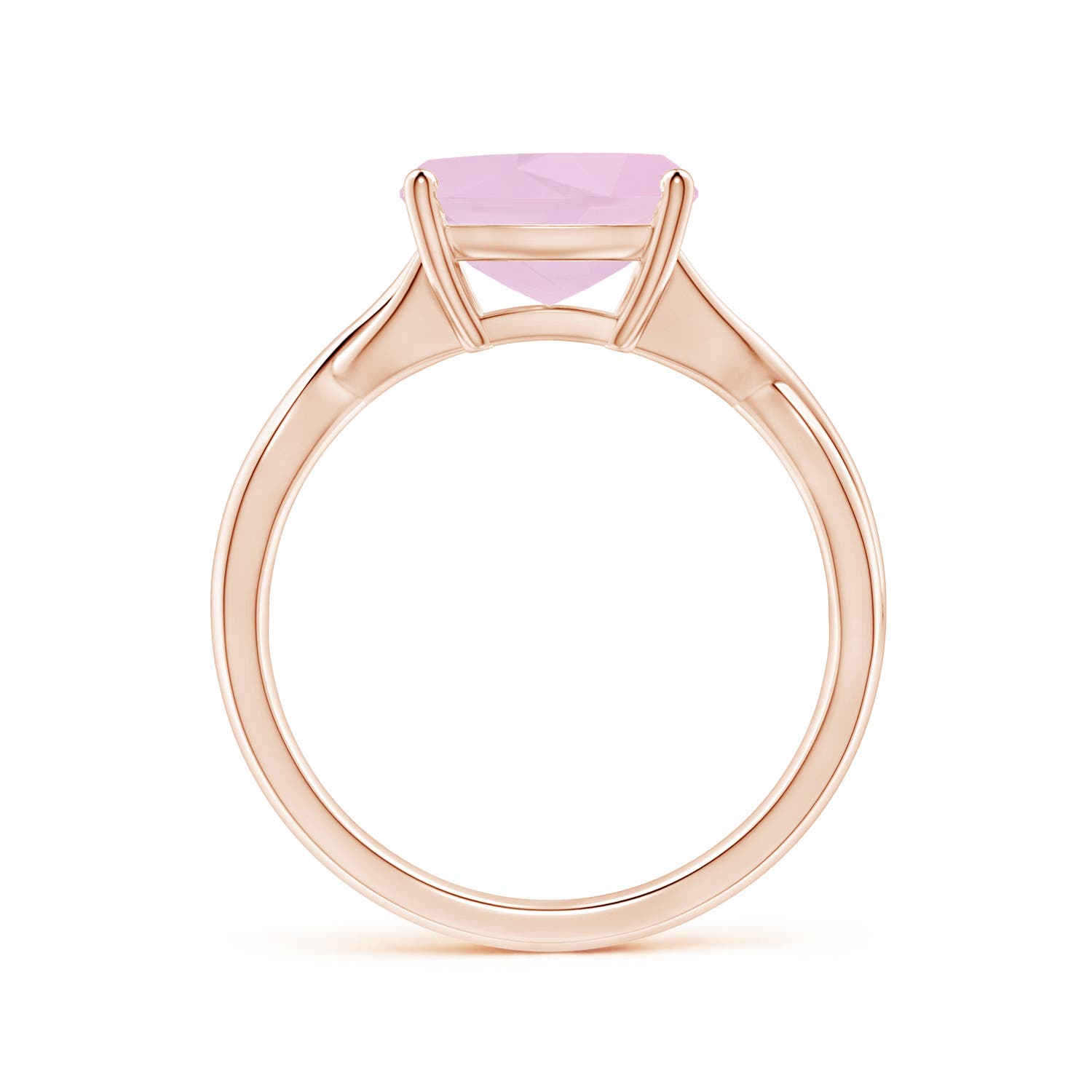 AAA - Rose Quartz / 2.85 CT / 14 KT Rose Gold