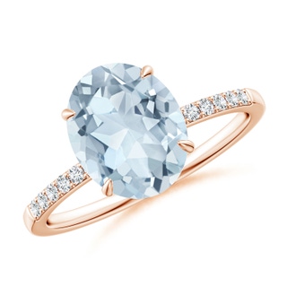 Oval A Aquamarine