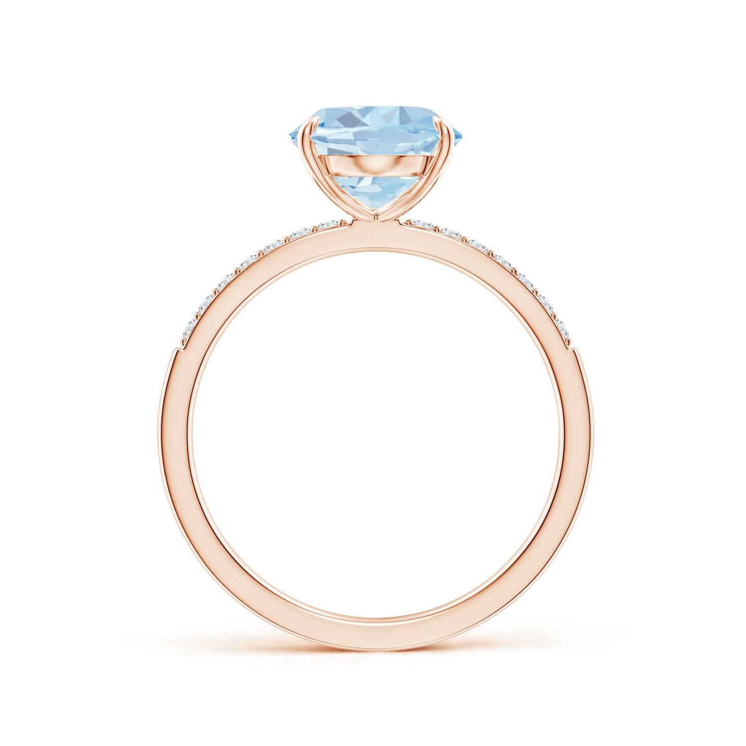 A - Aquamarine / 2.34 CT / 14 KT Rose Gold