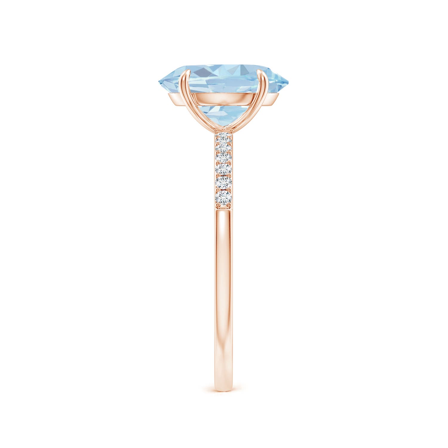 A - Aquamarine / 2.34 CT / 14 KT Rose Gold