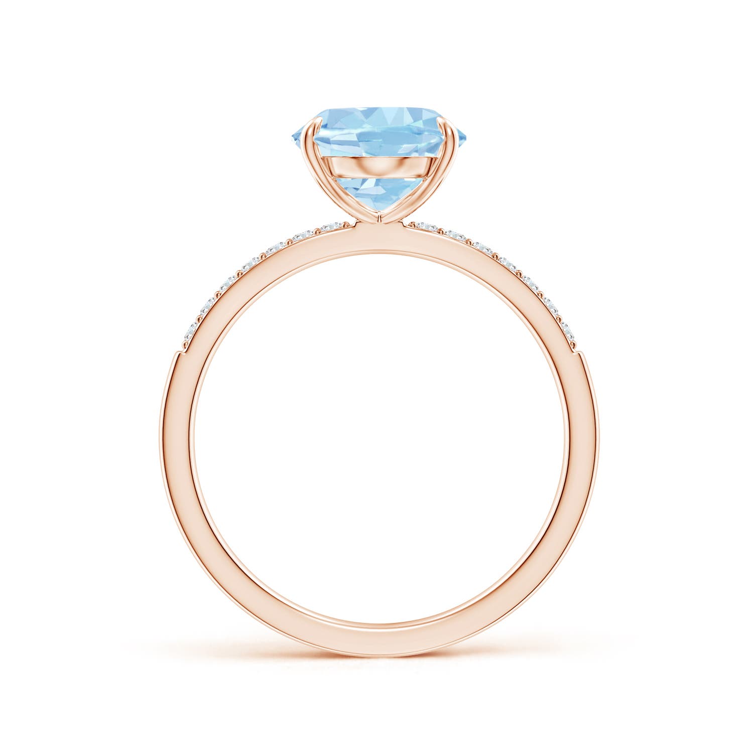 AAA - Aquamarine / 2.34 CT / 14 KT Rose Gold