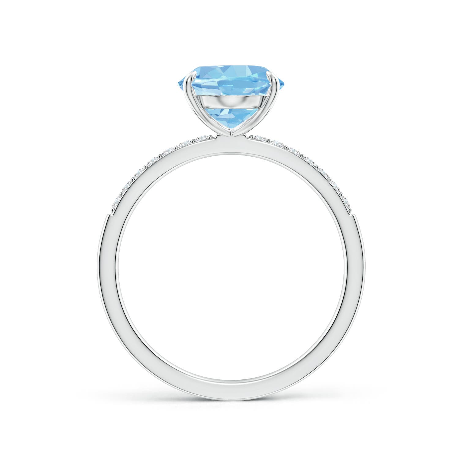 AAAA - Aquamarine / 2.34 CT / 14 KT White Gold