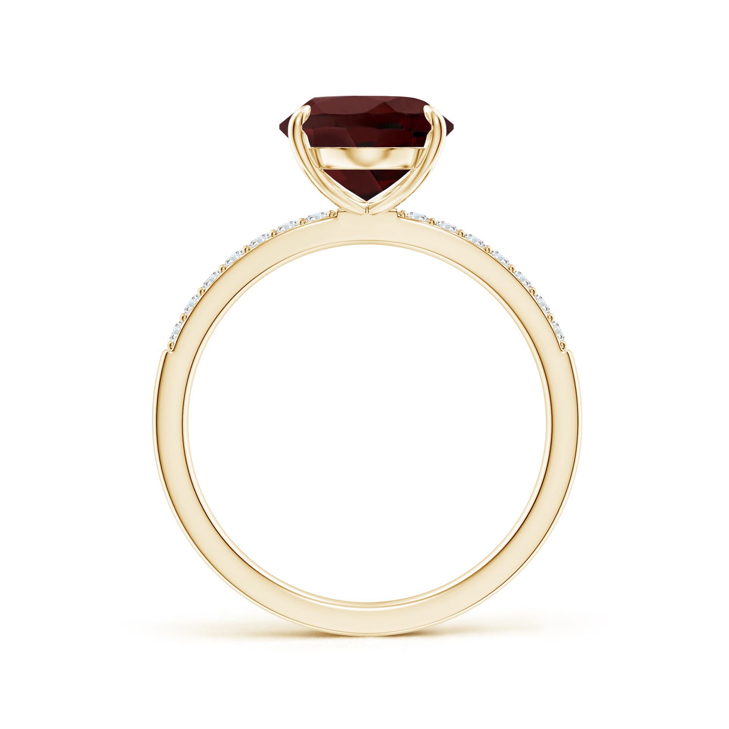 AA - Garnet / 4.37 CT / 14 KT Yellow Gold