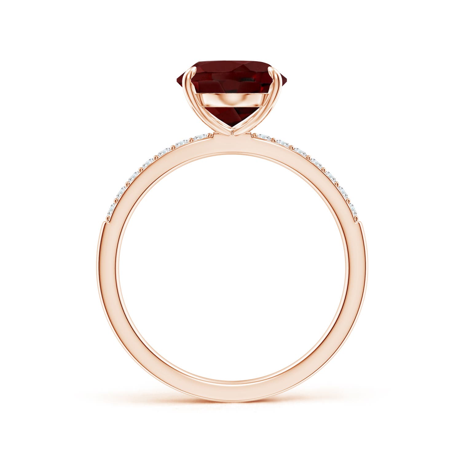 AAA - Garnet / 4.37 CT / 14 KT Rose Gold