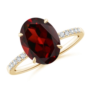 Oval AAA Garnet