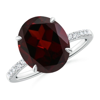 Oval A Garnet