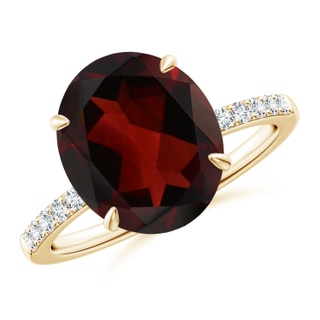 Oval AA Garnet
