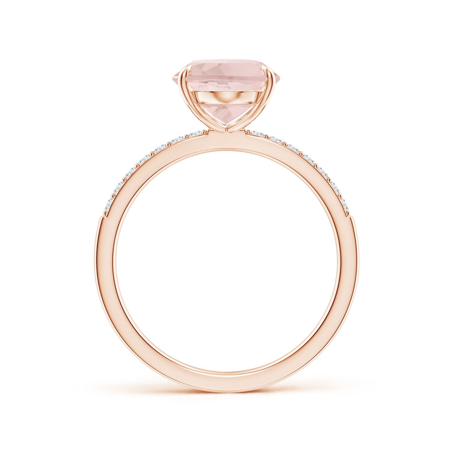 A - Morganite / 3.62 CT / 14 KT Rose Gold