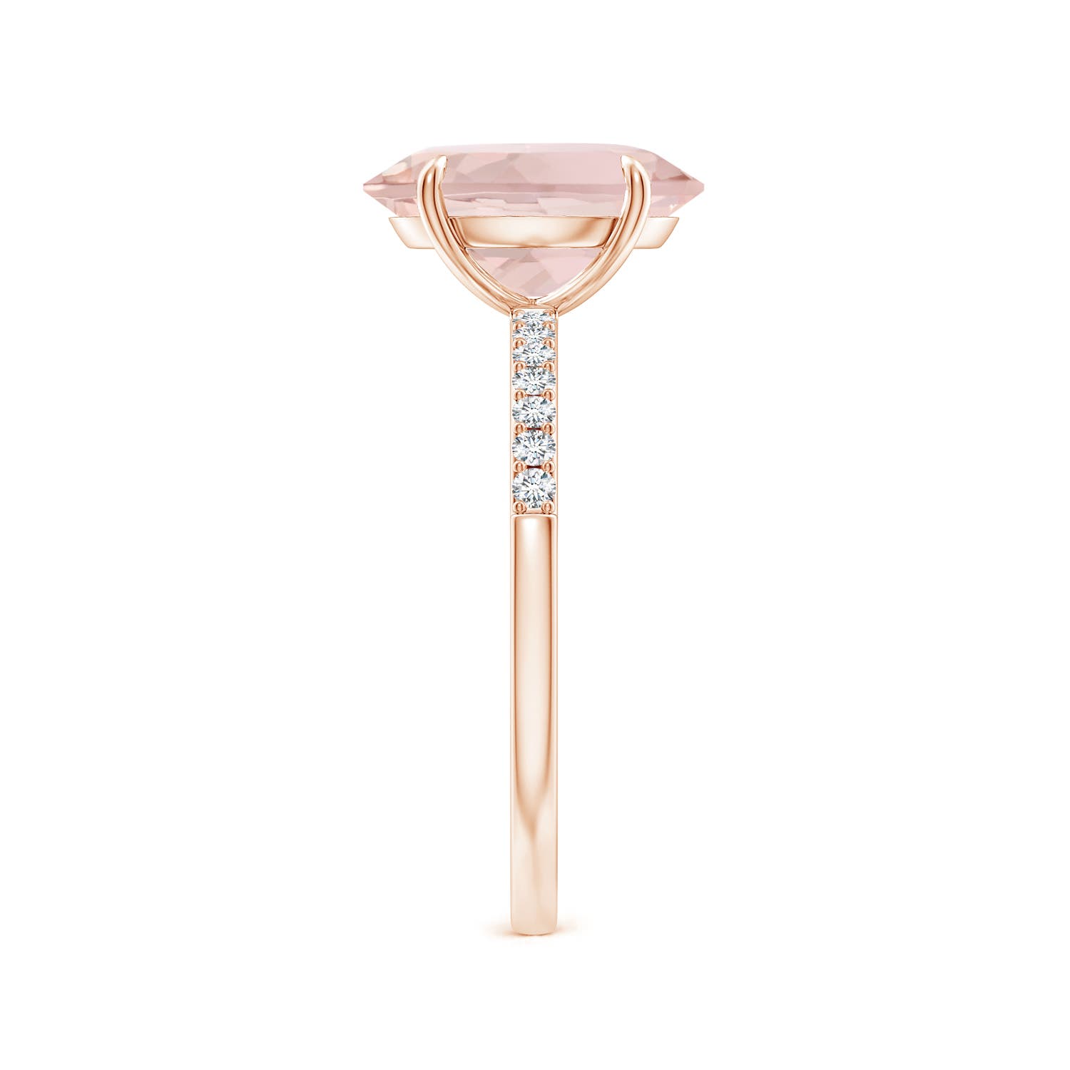 A - Morganite / 3.62 CT / 14 KT Rose Gold