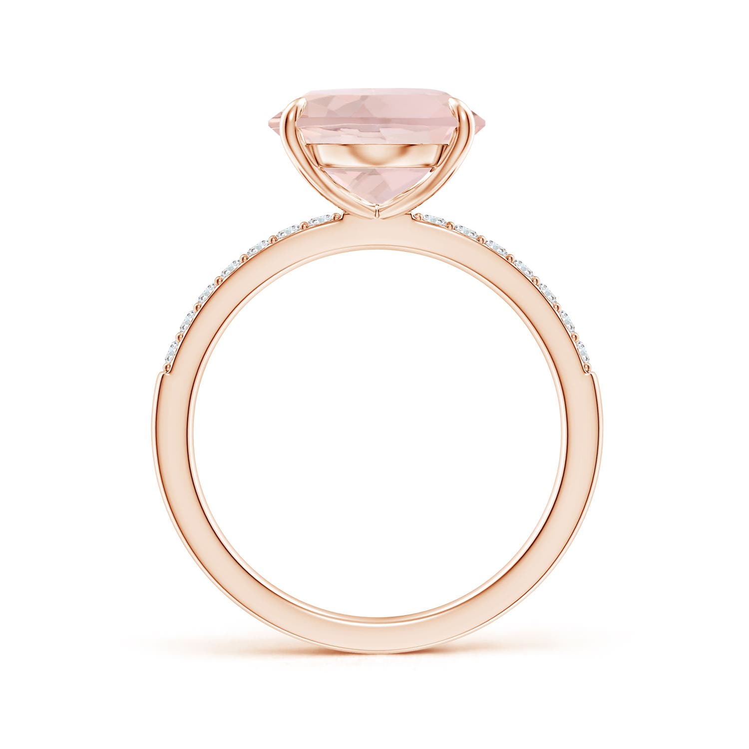 A - Morganite / 4.85 CT / 14 KT Rose Gold