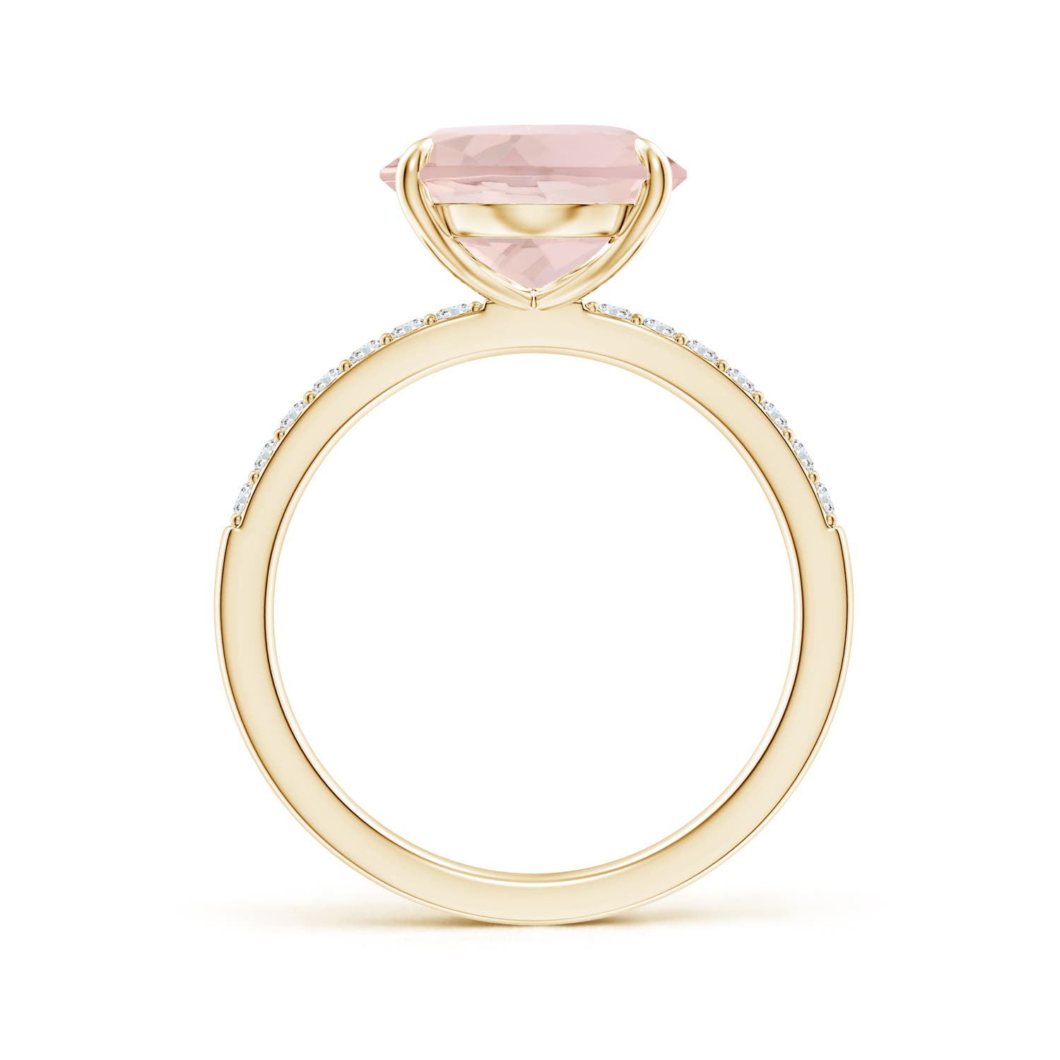 A - Morganite / 4.85 CT / 14 KT Yellow Gold