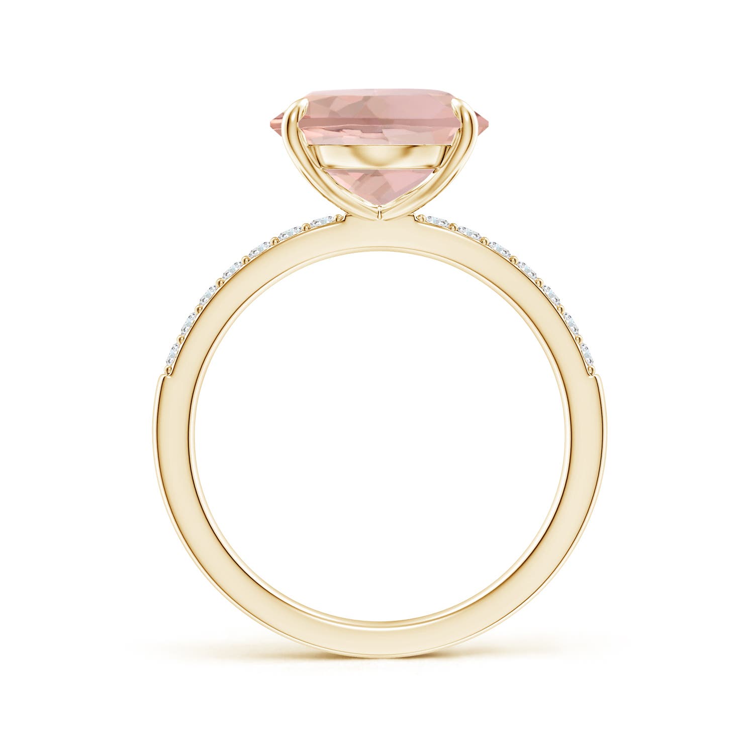 AAA - Morganite / 4.85 CT / 14 KT Yellow Gold