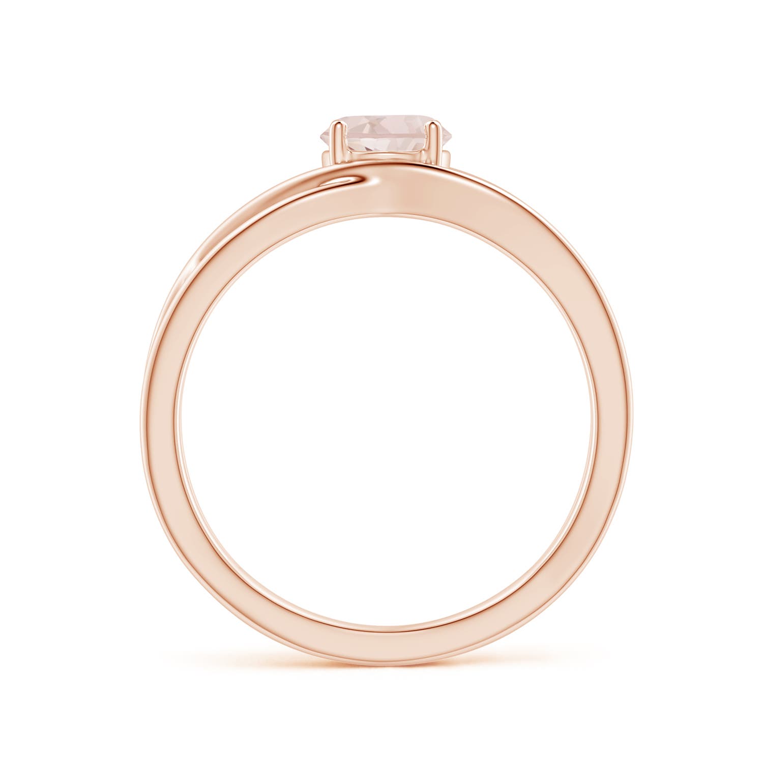 A - Morganite / 0.42 CT / 14 KT Rose Gold