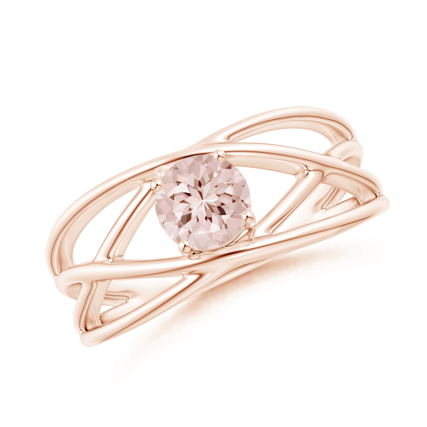 AA - Morganite / 0.42 CT / 14 KT Rose Gold