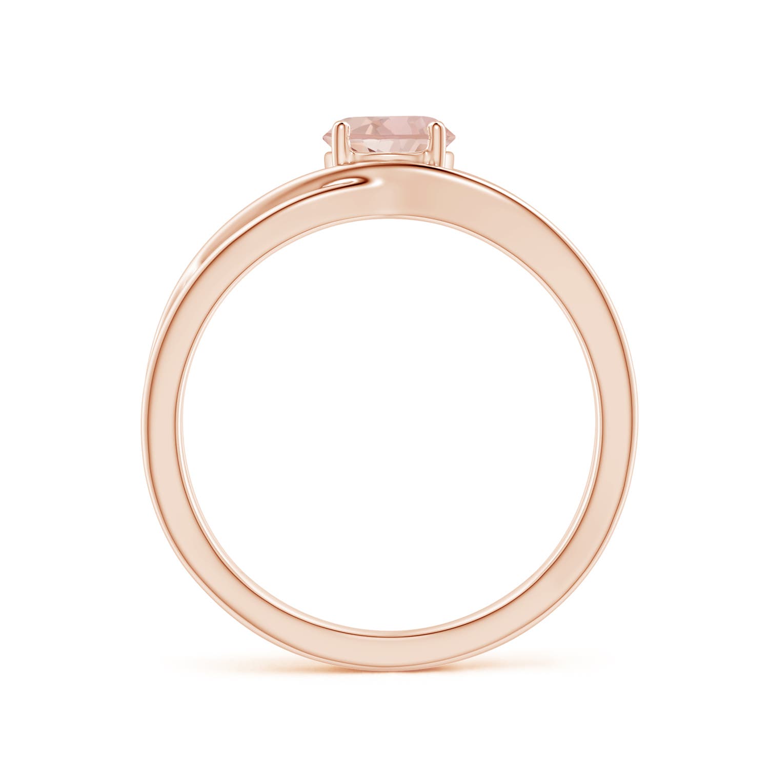 AAAA - Morganite / 0.42 CT / 14 KT Rose Gold