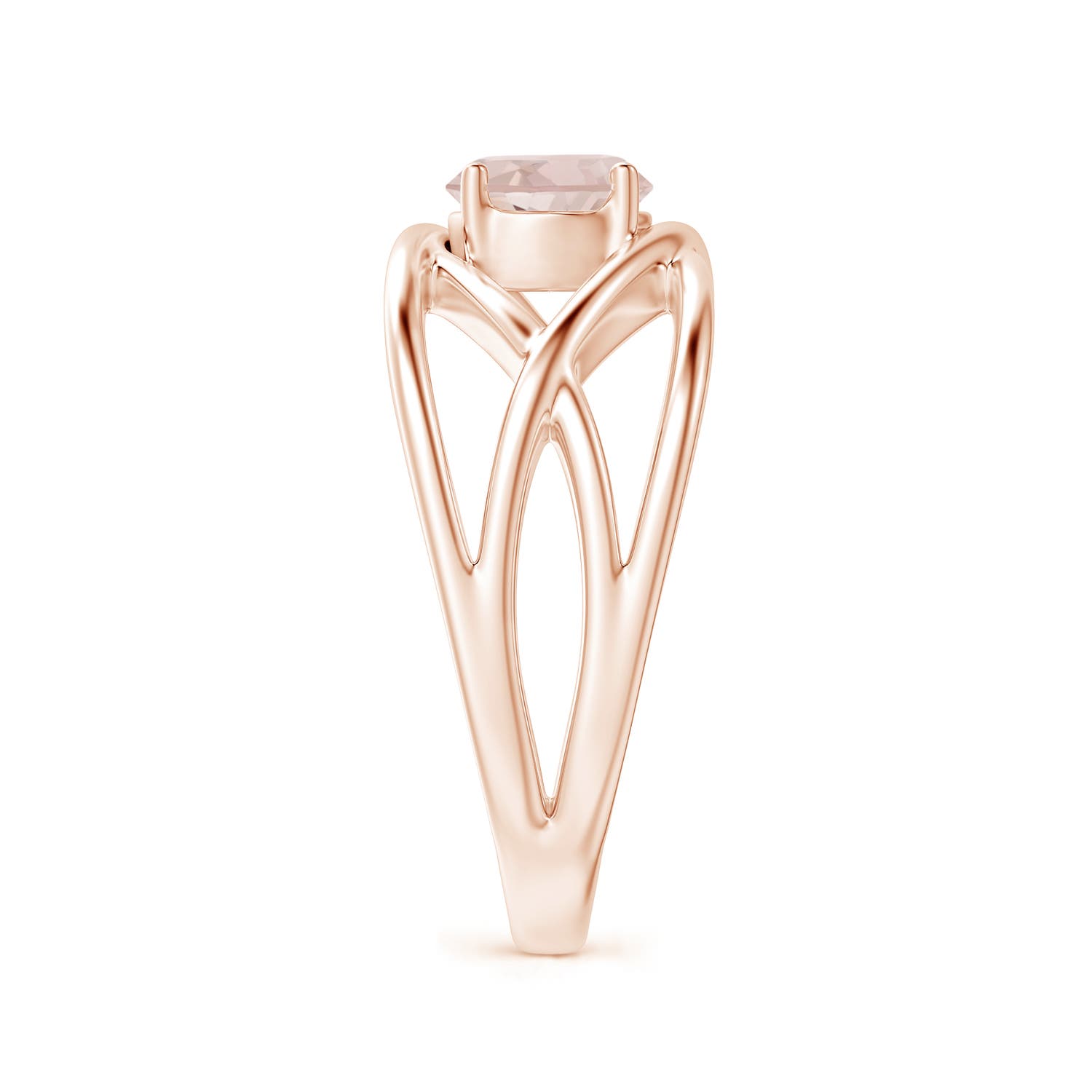 A - Morganite / 0.7 CT / 14 KT Rose Gold