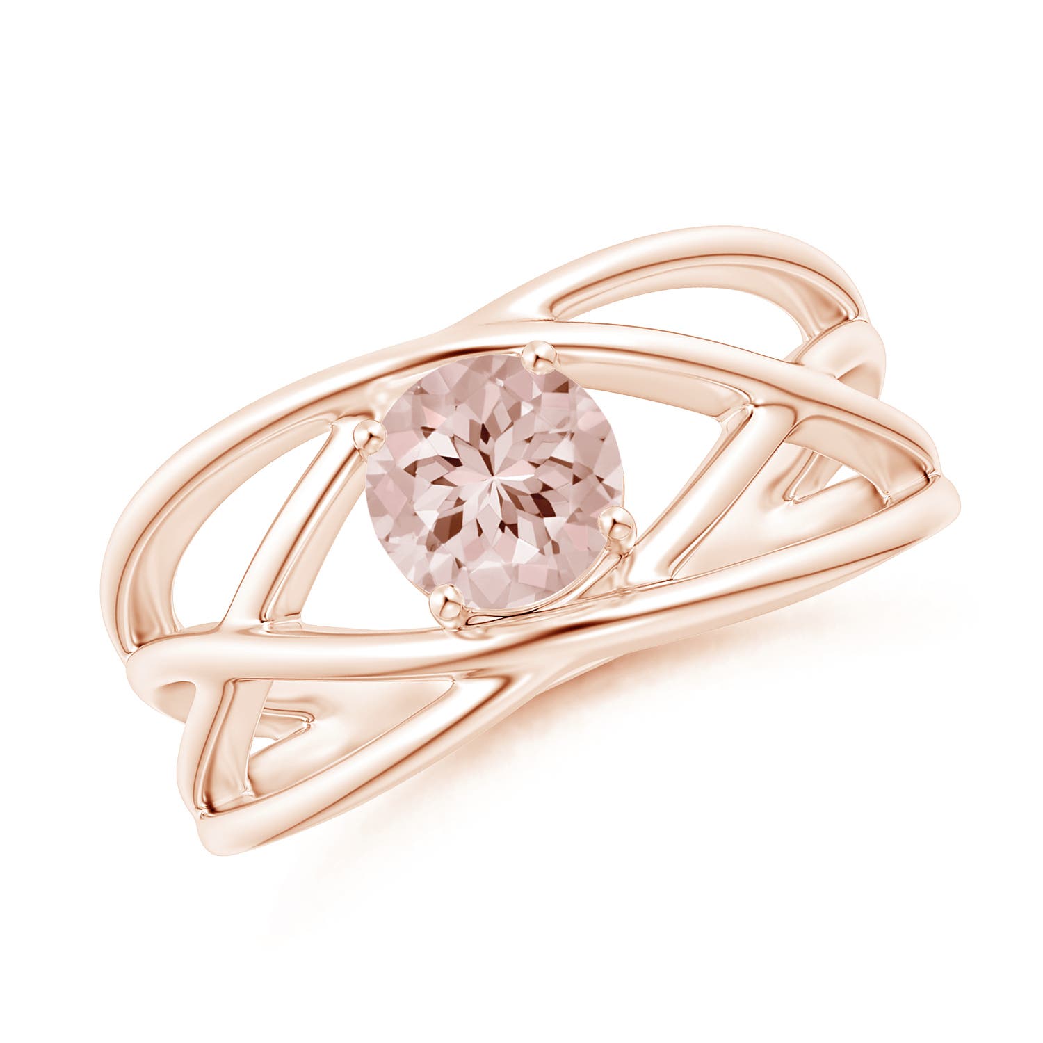 AA - Morganite / 0.7 CT / 14 KT Rose Gold