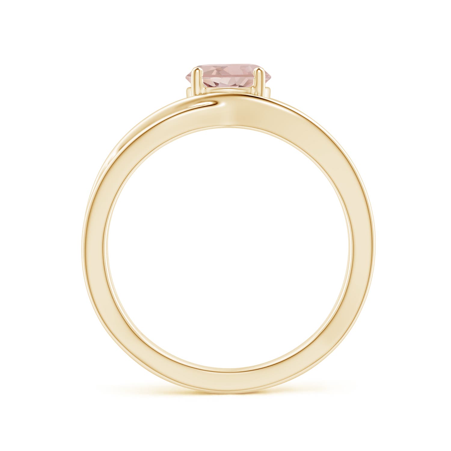 AA - Morganite / 0.7 CT / 14 KT Yellow Gold