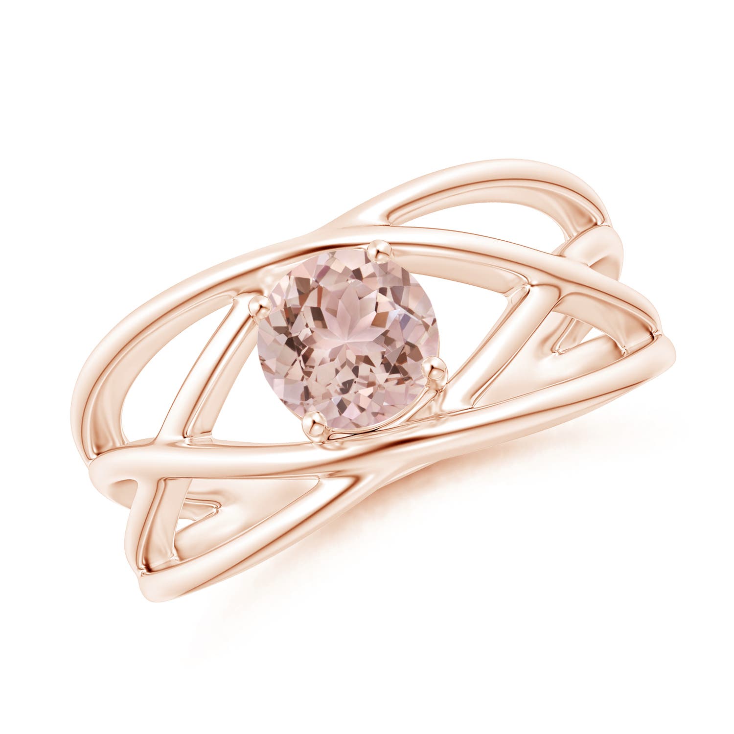 AAA - Morganite / 0.7 CT / 14 KT Rose Gold