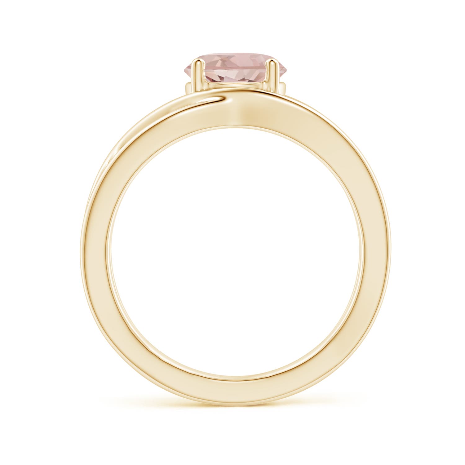 AA - Morganite / 1.1 CT / 14 KT Yellow Gold