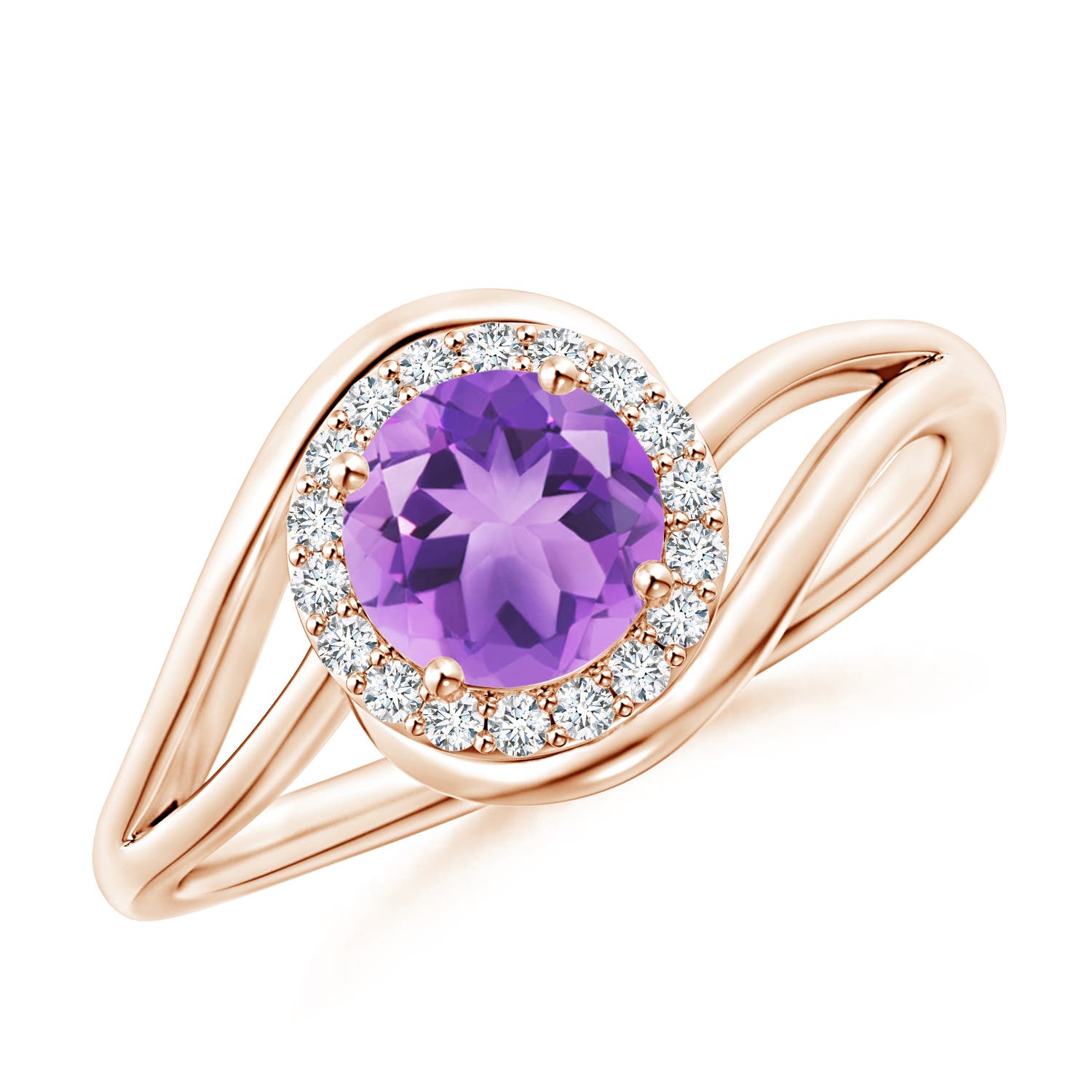 A - Amethyst / 0.91 CT / 14 KT Rose Gold