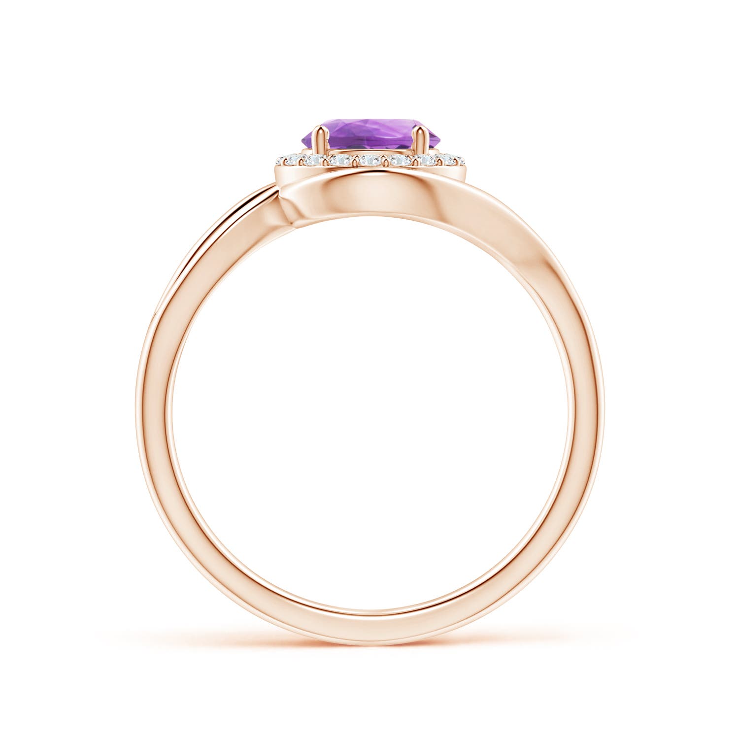 A - Amethyst / 0.91 CT / 14 KT Rose Gold