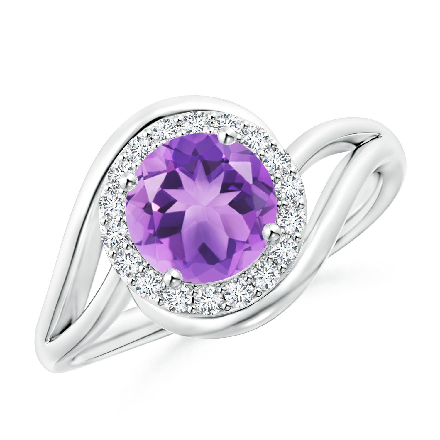 A - Amethyst / 1.33 CT / 14 KT White Gold