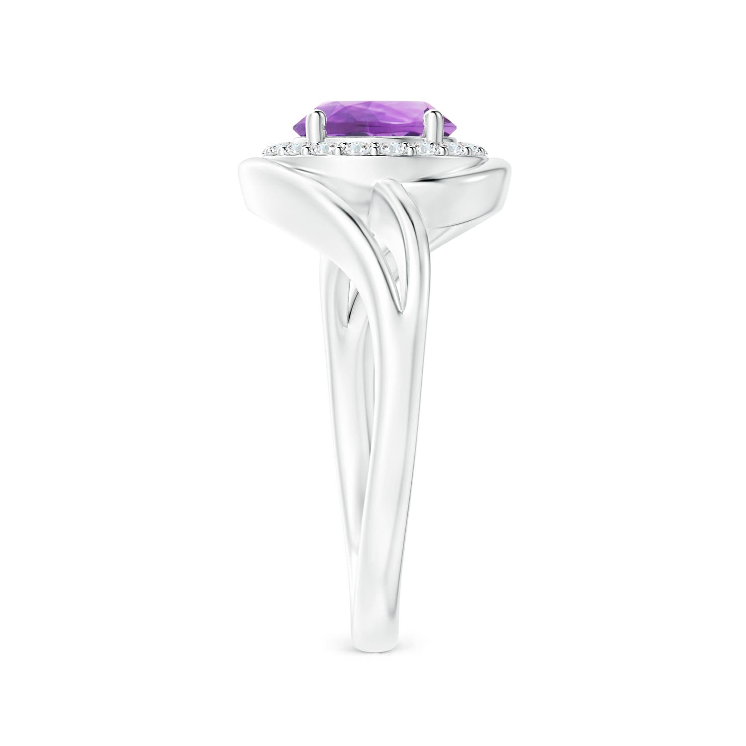 A - Amethyst / 1.33 CT / 14 KT White Gold