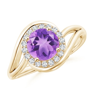 Round A Amethyst