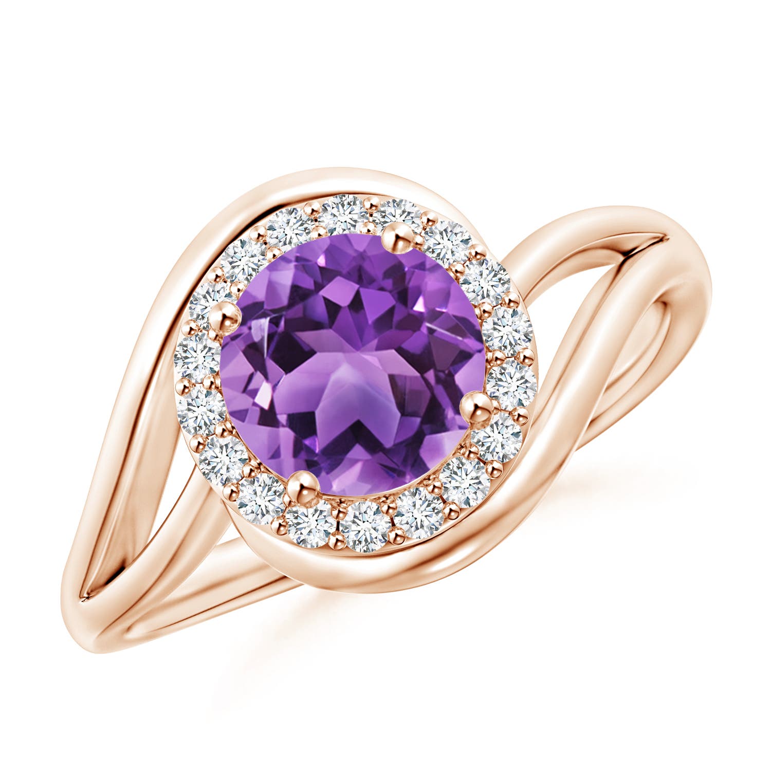 AA - Amethyst / 1.33 CT / 14 KT Rose Gold