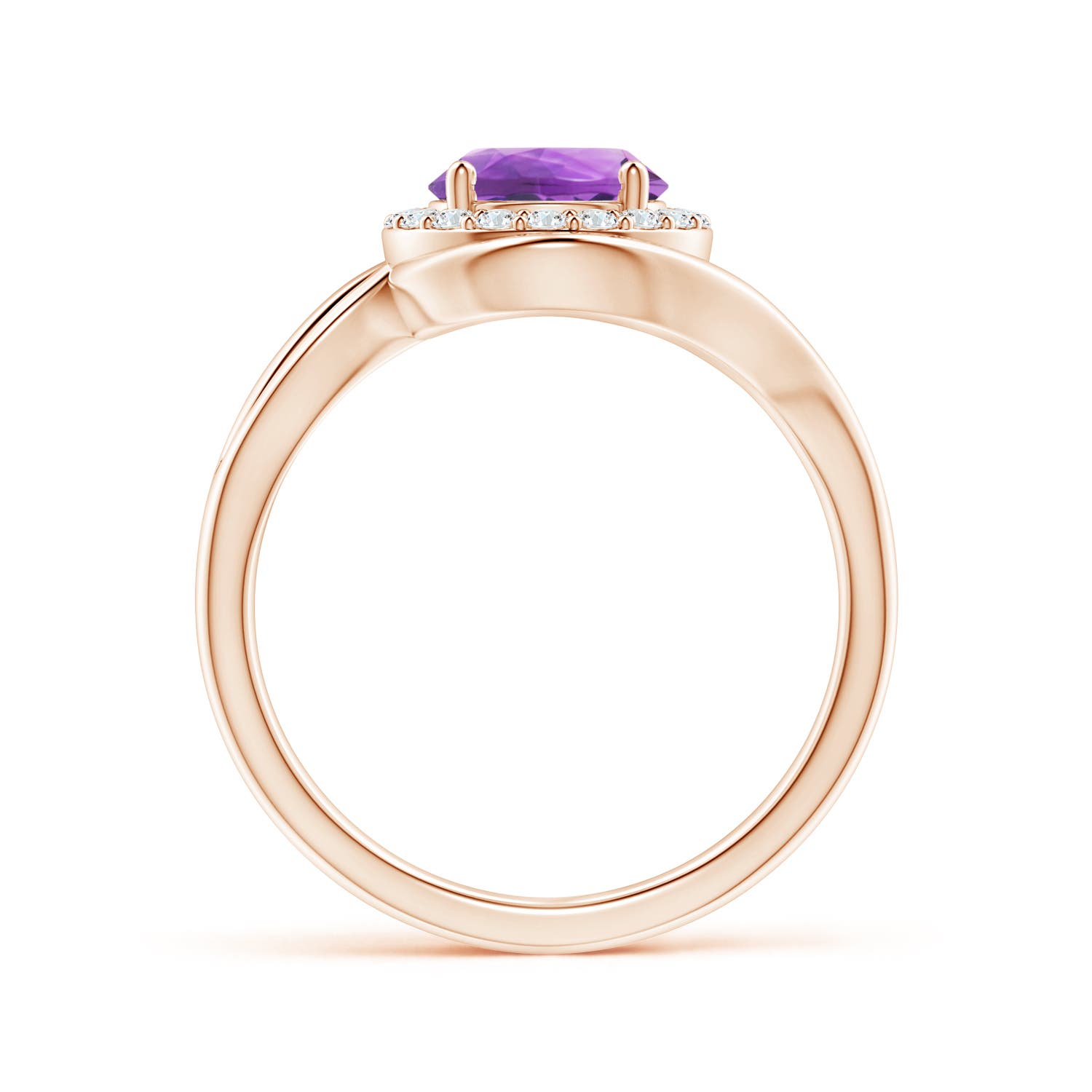 AA - Amethyst / 1.33 CT / 14 KT Rose Gold