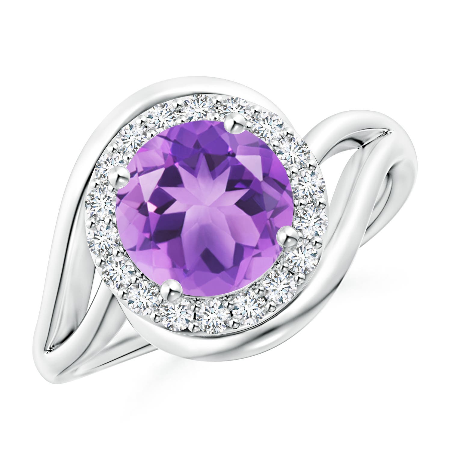 A - Amethyst / 1.95 CT / 14 KT White Gold