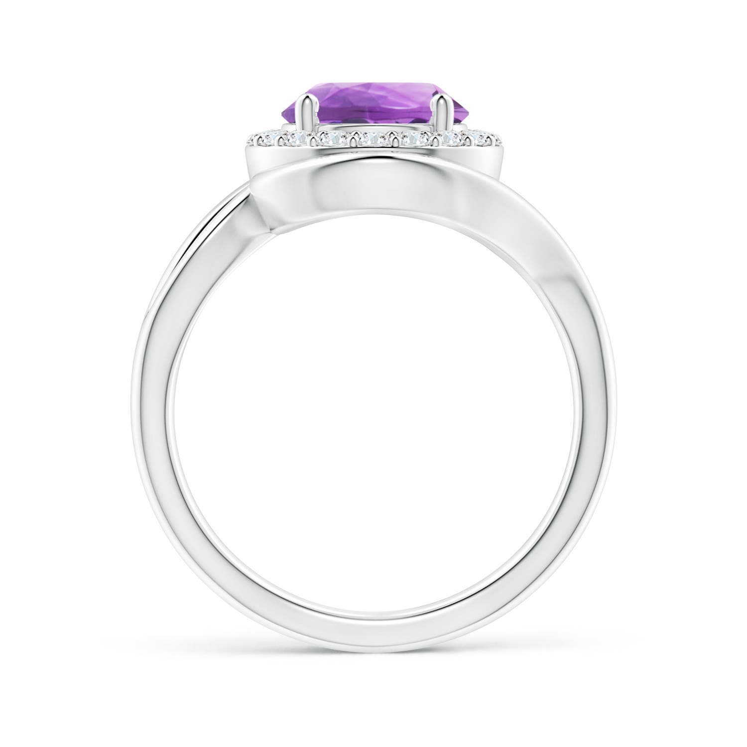 A - Amethyst / 1.95 CT / 14 KT White Gold