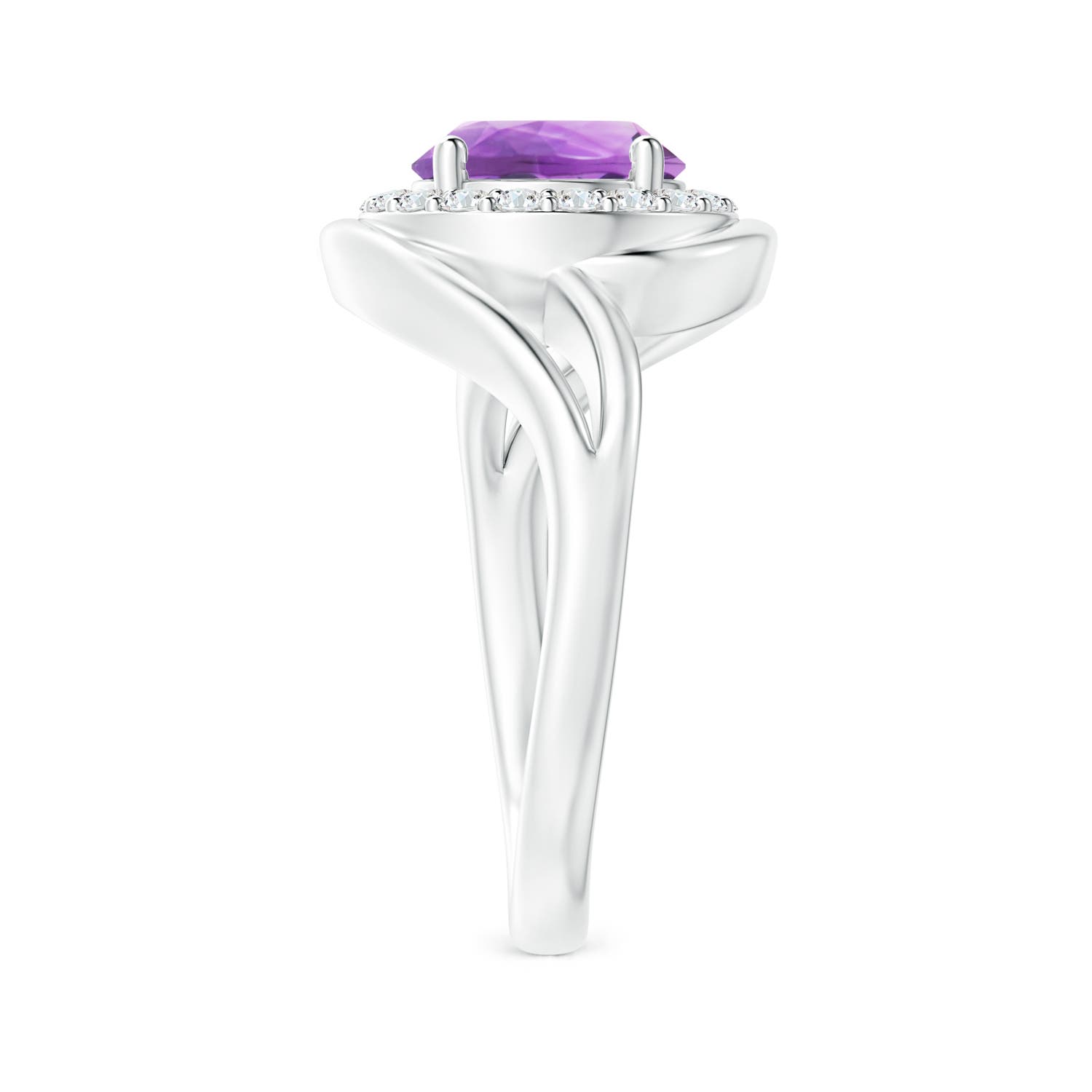 A - Amethyst / 1.95 CT / 14 KT White Gold