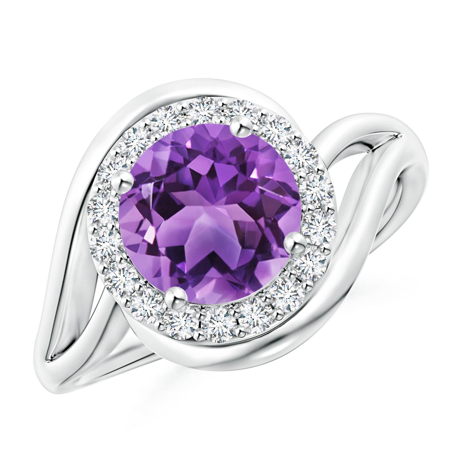 AA - Amethyst / 1.95 CT / 14 KT White Gold