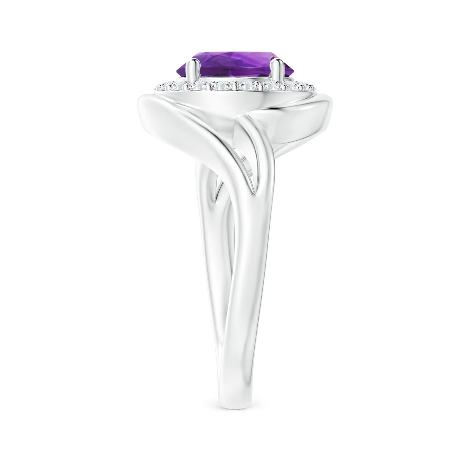 AAAA - Amethyst / 1.95 CT / 14 KT White Gold