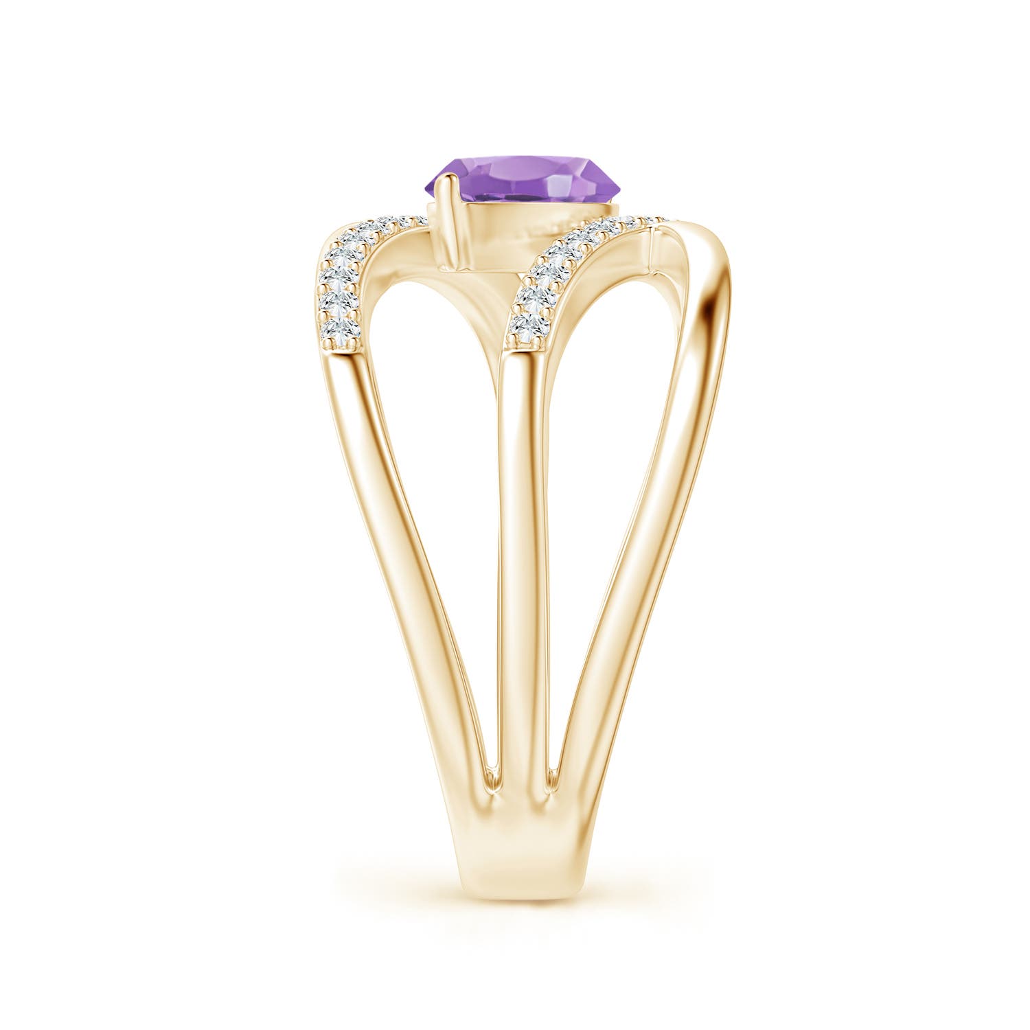 A - Amethyst / 1.13 CT / 14 KT Yellow Gold