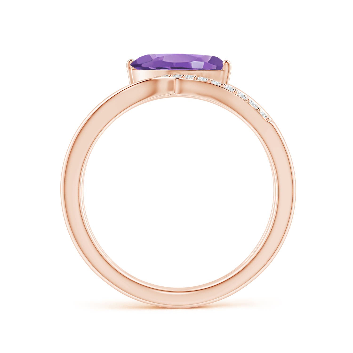 AA - Amethyst / 1.13 CT / 14 KT Rose Gold