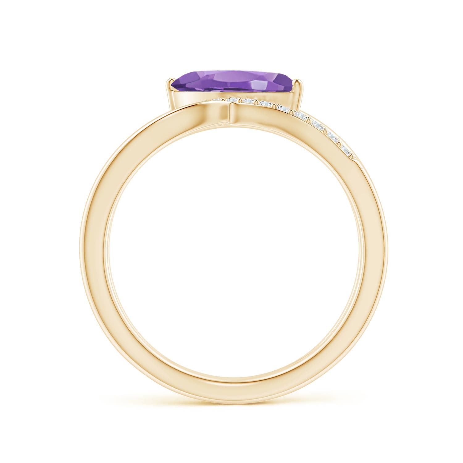 AA - Amethyst / 1.13 CT / 14 KT Yellow Gold